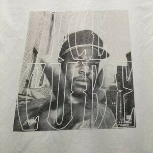 ICE CUBE  FRONT PRINT Men's T-Shirt Color WHITE Size M